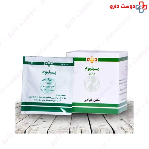 گرانول پسیلیوم 10 عددی دینه