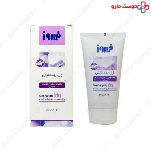 ژل بهداشتی مخصوص بانوان یائسه و حساس 150 میلی لیتری فیروز