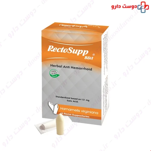 شیاف مقعدی گیاهی آنتی هموروئید رکتوساپ 10 عددی بهتا دارو