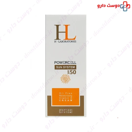 ضد آفتاب فاقد چربی SPF50 50 میلی لیتری اچ ال