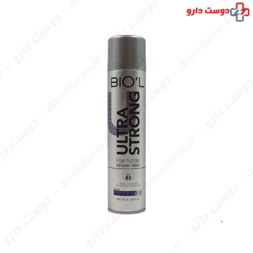 اسپری حالت دهنده مو مدل Ultra Strong 250میلی لیتری بیول