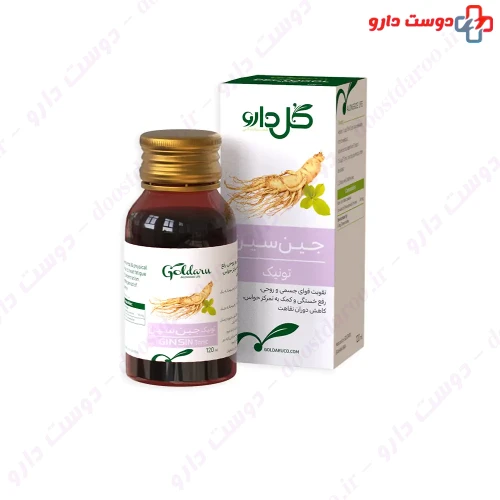 شربت تونیک جین سین گل دارو