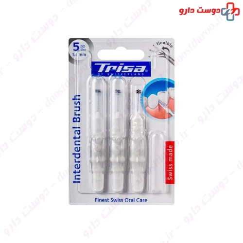 مسواک بین دندانی سایز 5 قطر 1.6 میلیمتر تریزا