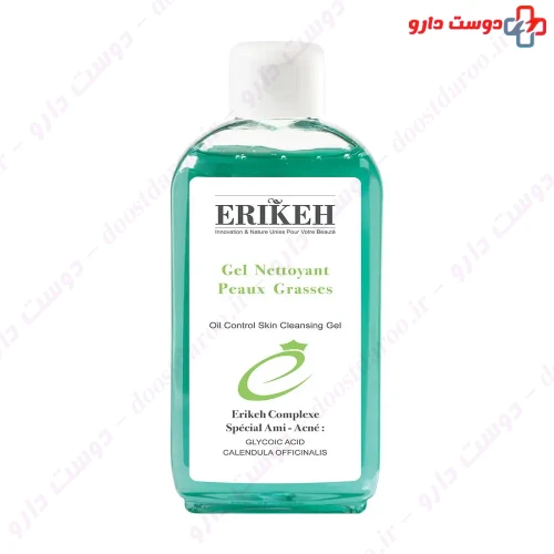 ژل شوینده بدن مناسب پوست چرب و مستعد آکنه 200 میلی لیتری اریکه