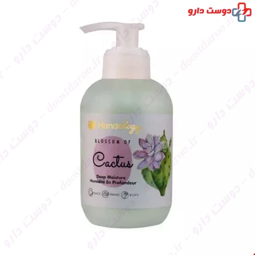 کرم نرم کننده با رایحه شکوفه کاکتوس230 میلی لیتری هندولوژی 
