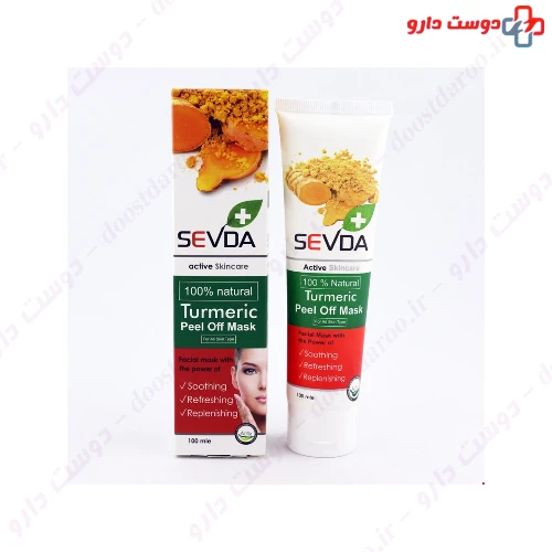 ماسک صورت زردچوبه 100 میلی لیتری سودا