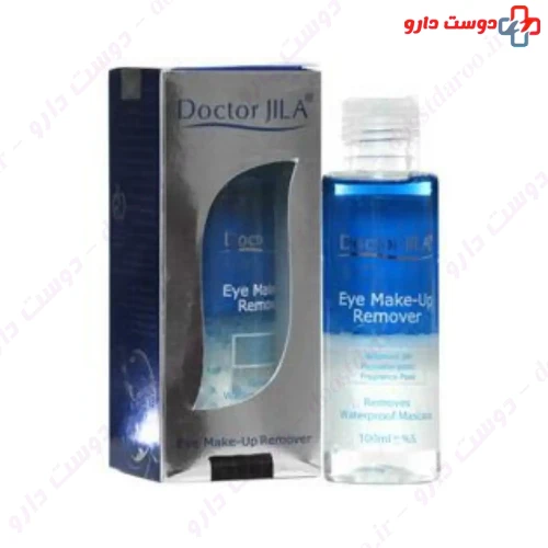 محلول پاک کننده آرایش چشم 100 میلی لیتری دکتر ژیلا
