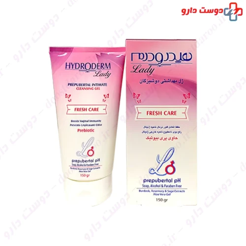 ژل بهداشتی دوشیزگان 150 میلی لیتری هیدرودرم