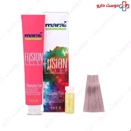 رنگ مو بدون آمونیاک رنگ مینیاتوری شماره 9.902 فیوژن 100 میلی لیتری مارال