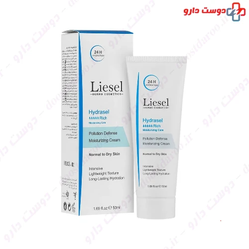 کرم مرطوب کننده مدل ریچ هیدراسل مناسب پوست معمولی تا خشک 50 میلی لیتری لایسل