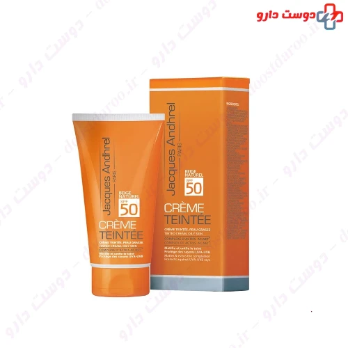 کرم ضد آفتاب پوست چرب و مستعد آکنه SPF50 50 میلی لیتری ژاک آندرل پاریس