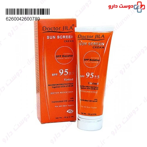 کرم ضد آفتاب SPF95 50 گرمی دکتر ژیلا