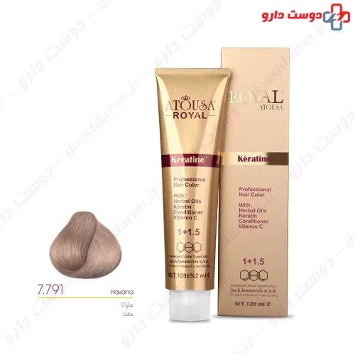 رنگ مو سری پارادایز رویال 120 میلی لیتری آتوسا