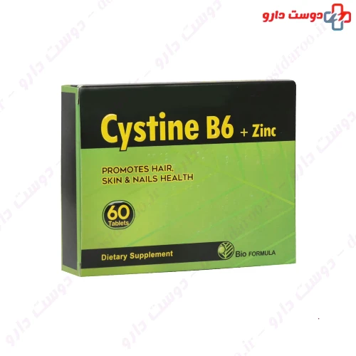 قرص سیستین ب۶ و زینک بایوفرمولا 60 عددی بایو فرمولا