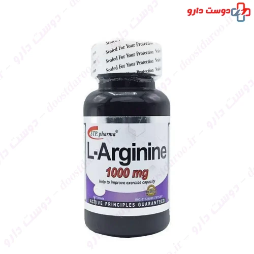 قرص ال آرژینین 1000 میلی گرم 60 عددی اس تی پی فارما