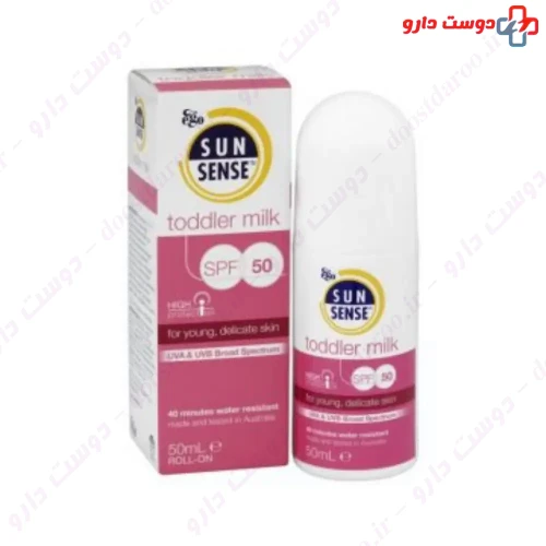 لوسیون ضدآفتاب سان سنس تادلر میلک SPF50 50 میلی لیتری ایگو