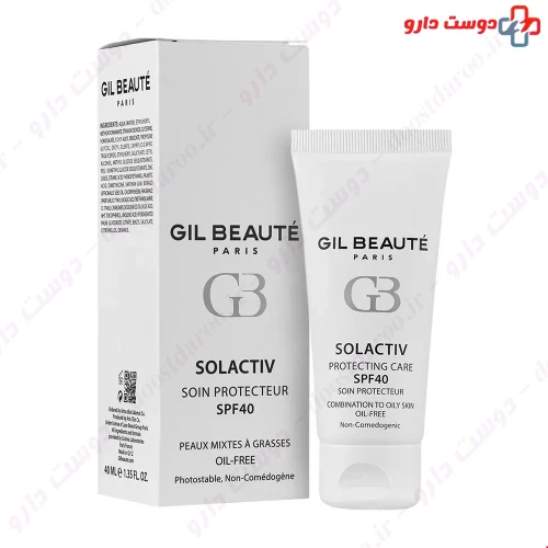 کرم ضد آفتاب سل اکتیو SPF40 مناسب پوست های چرب 40 میلی لیتری ژیل بوته