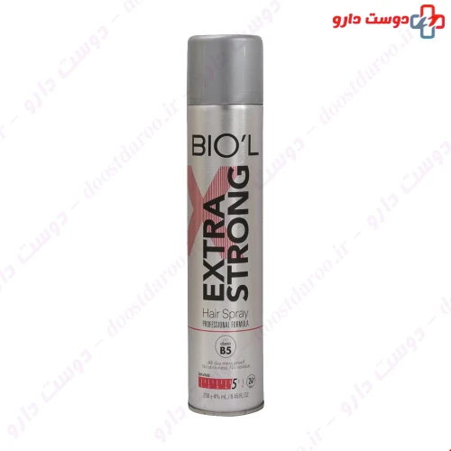 اسپری حالت دهنده موی سر مدل Extra Strong 250 میلی لیتری بیول