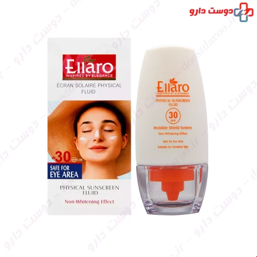 ضد آفتاب فلوئید فیزیکال SPF30 50 میلی لیتری الارو