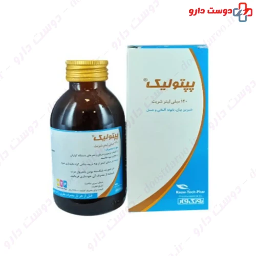 شربت پپتولیک 120 میلی لیتری نوتک فار