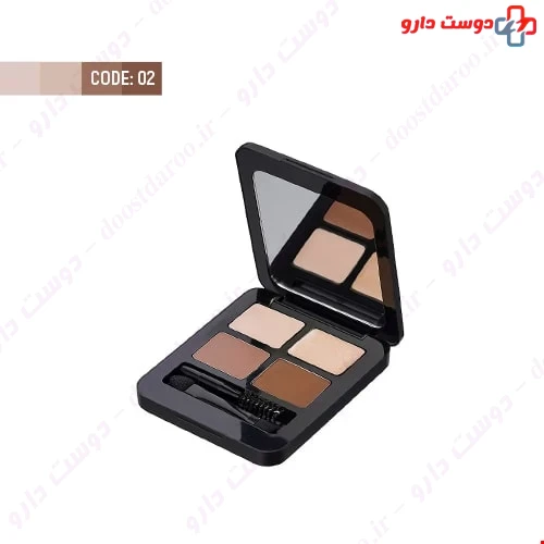 کیت سایه ابرو توتال لوک کد 02 12 گرمی نوت