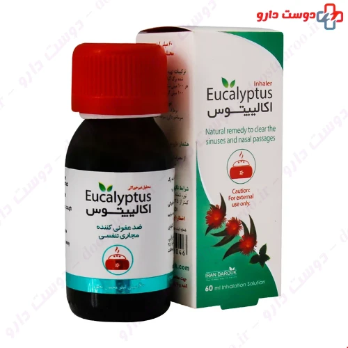 محلول بخور اکالیپتوس 60 میلی لیتری ایران داروک