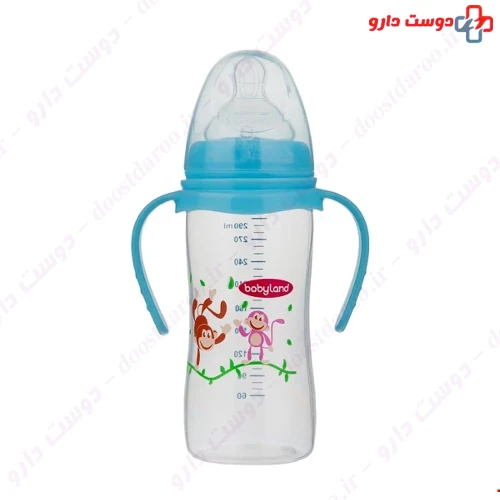 شیشه شیر آنتی کولیک 6 تا 18 کد 407 300 میلی لیتری بی بی لند