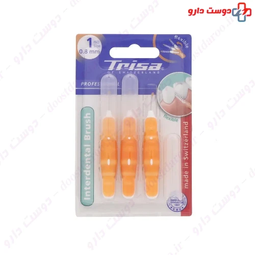 مسواک بین دندانی دارای قطر 1.8 میلیمتر تریزا