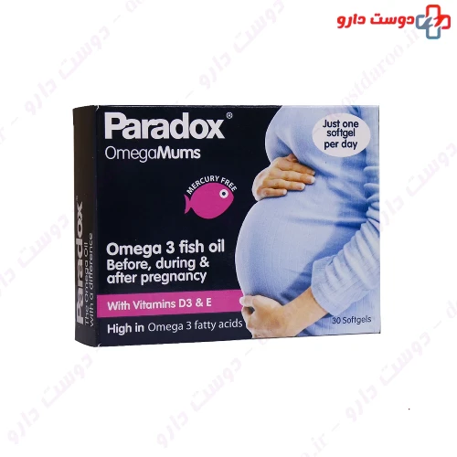 کپسول ژلاتینی امگا مامز 30 عددی پارادوکس