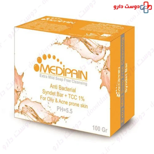 پن درماتولوژیک حاوی تری کلوکربان مخصوص پوست های چرب 100 میلی گرمی مدیپن
