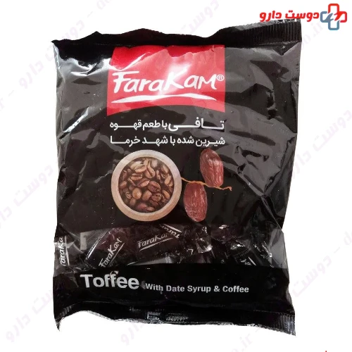 تافی قهوه 200 گرمی فراکام