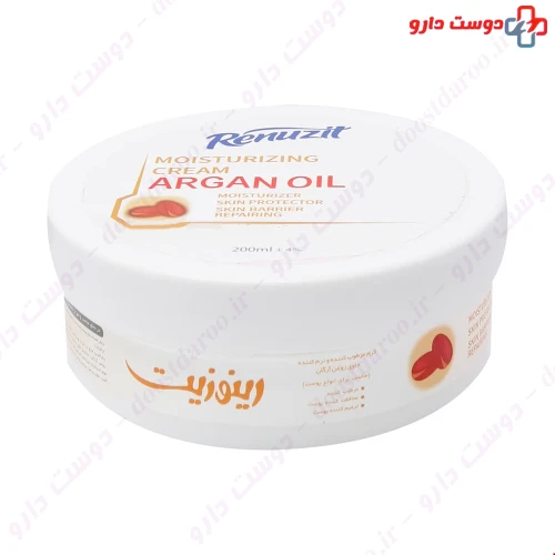 کرم کاسه ای مرطوب کننده و نرم کننده حاوی روغن آرگان 200 میلی لیتری رینوزیت