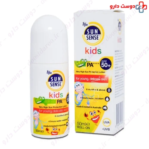رول ضدآفتاب کودک سان سنس SPF50 50 میلی لیتری ایگو