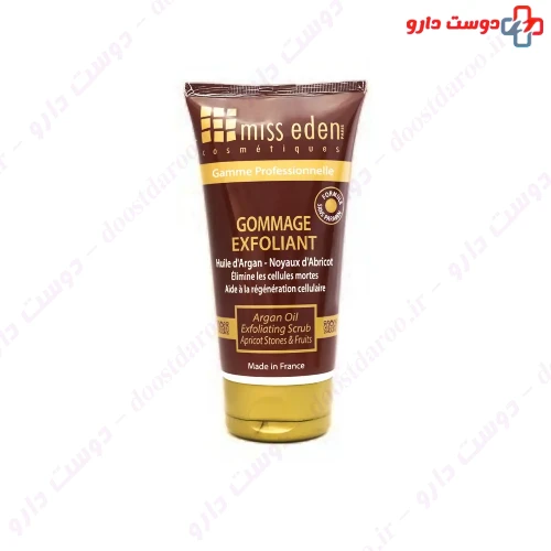 کرم اسکراب و لایه بردار روغن آرگان 150 میلی لیتری میس ادن