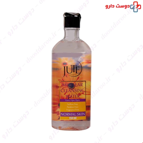 میسلار واتر پاک کننده آرایش صورت، چشم و لب مناسب پوست خشک و نرمال 250 میلی لیتری ژوت