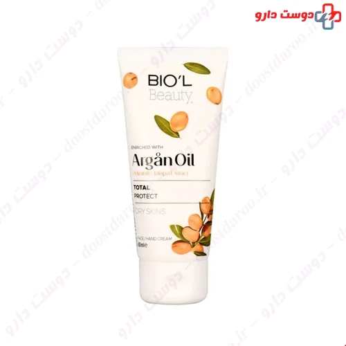 کرم مرطوب کننده حاوی روغن آرگان 60 میلی لیتری بیول