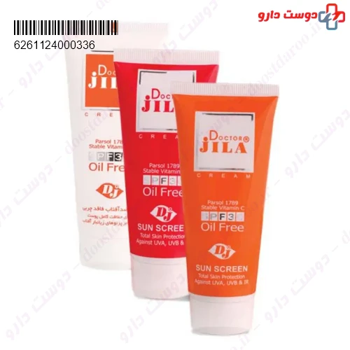 کرم ضد آفتاب فاقد چربی SPF30 30 گرمی دکتر ژیلا