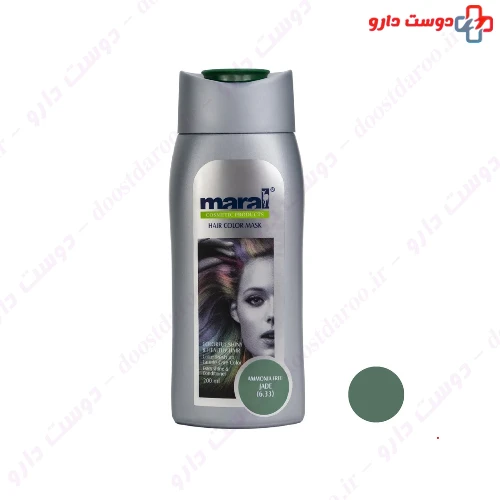 شامپو رنگساژ شماره 6.33 رنگ یشم 200 میلی لیتری مارال