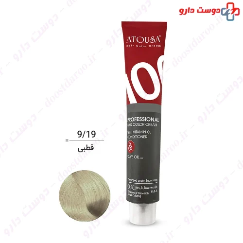 رنگ مو سری ترکیبی سرد 100 میلی لیتری آتوسا
