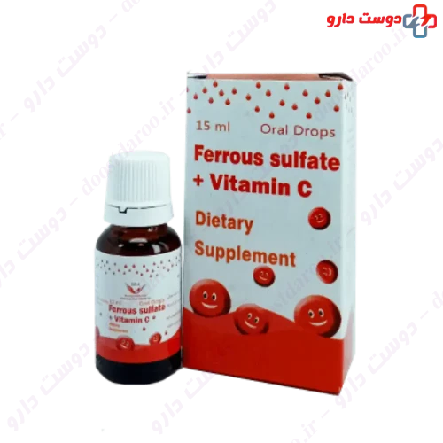 قطره فروس سولفات 15 میلی لیتری سیمرغ دارو