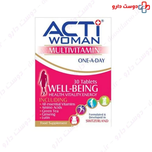 قرص اکتی وومن 30 عددی ابیان دارو