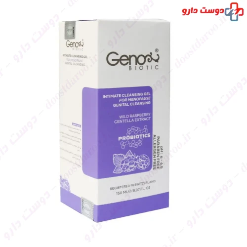 ژل بهداشتی پروبیوتیک بانوان یائسه 150 میلی لیتری ژنوبایوتیک