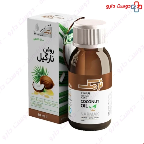 روغن نارگیل 60 میلی لیتری نرمک