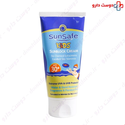 کرم ضد آفتاب کودکان SPF30 50 میلی لیتری سان سیف