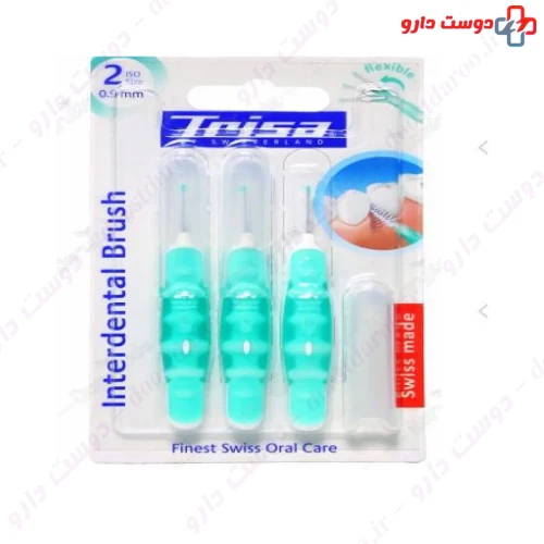 مسواک بین دندانی سایز 2 قطر 0.9 میلیمتر تریزا