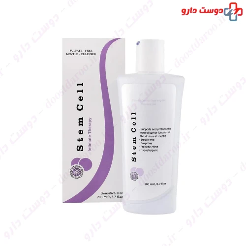 ژل بهداشتی بانوان مخصوص پوست حساس 200 میلی لیتری استم سل