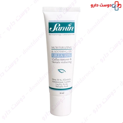 ژل مرطوب کننده قوی حاوی اوره 30% 30 میلی لیتری ثمین