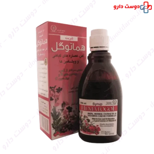 شربت هماتوگل گل دارو