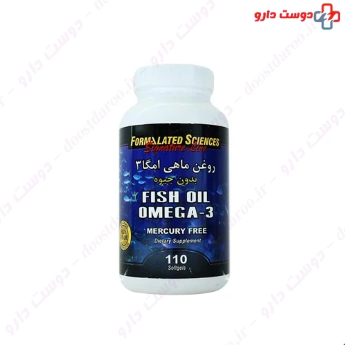 سافت ژل روغن ماهی امگا ۳ بدون جیوه فرمولیتد ساینسز ۱۱۰ عددی دانا