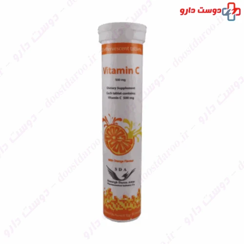 قرص جوشان ویتامین ث 500 میلی گرم 20 عددی سیمرغ دارو
